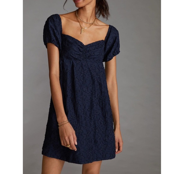 Anthropologie Dresses & Skirts - Anthropologie Chic Navy Mini Dress